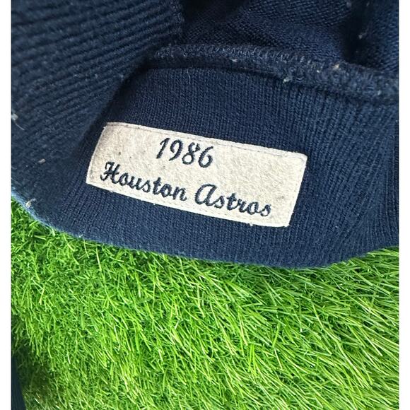 Mitchell & Ness Houston Astros Cooperstown Rainbow Sweater Sz 36 S Navy MLB Mens - Picture 5 of 12